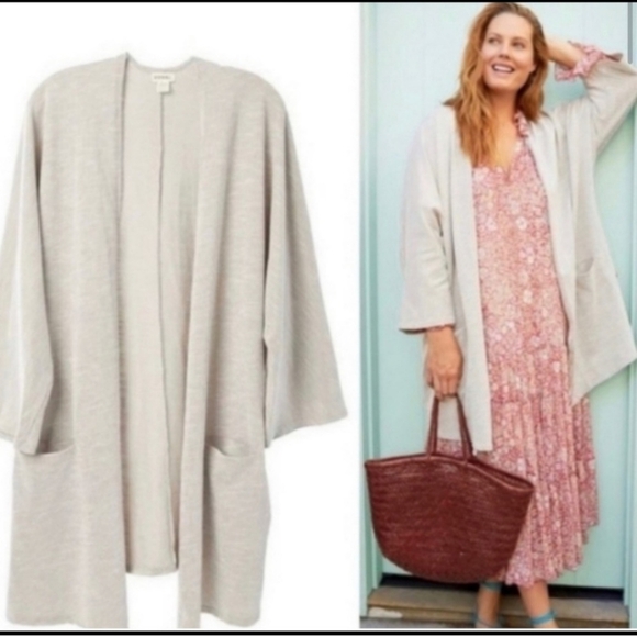 Anthropologie Sweaters - Anthropologie Donni Women's Ribbed Slouchy Open Cardigan